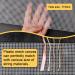6 Pack Clear Plastic Mesh Canvas Sheets - Large 8x13 Inch Needlepoint Embroidery Blanks - Buy Online on SooperMarket.com