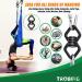 Trobing Swing Swivel 30KN Rotational Safety Device - 360 Rotator for Aerial Yoga, Hammocks, Swings, Climbing - Indoor/Outdoor Use - Buy Online on SooperMarket.com