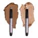 Julep Eyeshadow 101 Cr me to Powder Waterproof Eyeshadow Stick Duo  Sand Shimmer and Ginger Matte 07 Sand Shimmer/Ginger Matte