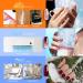 YTD Likomey Gel Polish Set 15ml Color Changing Nude Pink Burgundy Red and Glitter Nails Gel Kit Fall Winter Thermal Ombre Change Colors Translucent Salon Manicure UV Nail Vernis 2 Pcs 0.5 Oz 2-nude Pink Burgundy Red 15 ml (Pack of 2) - Buy Online on SooperMarket.com