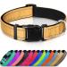 Joytale Dog Collar Reflective Dog Collar Small Dogs S Brown S (Pack of 1) Brown