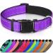 Joytale Dog Collar Reflective Puppy Dog Collar XS Purple XS (Pack of 1) Purple
