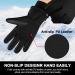 LECEVOCY Winter Warm Thermal Snow Gloves - Waterproof, Windproof, Touchscreen Ski Gloves for Cold Weather -30, Ideal for Work, Hiking, Running, Cycling, Riding, and Outdoor Activities - Men & Women (Black, Medium) - Buy Online on SooperMarket.com