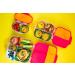 b.box Strawberry Shake Reusable Food Storage Container with 2 Sealed Compartments and Clip - Perfect Snack Box for Kids - Buy Online on SooperMarket.com