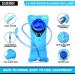 Sojourner Hydration Pack - 2L Hydration Backpack for Festivals, Raves, Hiking, Running - Silver Holographic - Buy Online on SooperMarket.com