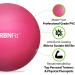 URBNFit 9-Inch Mini Pilates Exercise Ball with Fitness Guide - Pink - Buy Online on SooperMarket.com