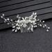 Hair Combs Slides Clips Bridal Flower Hair Pins for Girls Women Hair Accessories Hair Clips - Buy Online on SooperMarket.com
