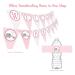Little Elephant Blue Bottle Wraps - Set of 20 | Baby Shower Water Bottle Labels | Made in the USA - Buy Online on SooperMarket.com