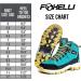 Foxelli Women's Waterproof Suede Hiking Boots - Breathable & Lightweight - Size 8.5 Teal - Buy Online on SooperMarket.com