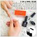 Lofuanna 3 in 1 Nail Glue Gel 8ML - Curing Needed, Base Coat, Slip Solution - Fake Nails, Nail Tips - Poly Gel Compatible - 1Pcs - Buy Online on SooperMarket.com