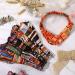 African Boho Print Headband Set - 6 Pieces Elastic Hair Bands for Women and Girls | Vintage Workout Yoga Sports Accessories - Buy Online on SooperMarket.com