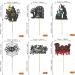 Rsstarxi 24 Pack Halloween Cupcake Toppers Glitter Tombstones Spider Boo Ghost Witch Cupcake Picks Skull Bat Happy Halloween Cake Decoration for Horror Halloween Baby Shower Birthday Party Decorations Design 25 - Buy Online on SooperMarket.com