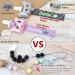 Personalized Pacifier Clip with Name - Ausbay Paci Holder for Boys and Girls - Cotton Fabric Leash for Pacifiers - Black Elephant Pattern - Buy Online on SooperMarket.com