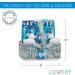 Heavenly Ocean Bliss Home Spa Gift Basket - 9pc Bath & Body Set for Women - Perfect for Father's Day, Wedding, Anniversary, Birthday, Graduation - Buy Online on SooperMarket.com