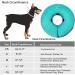 MUKSIRON Inflatable Dog Cone Collar | Adjustable Recovery Collar for Dogs & Cats | Prevent Biting & Scratching | Green-Blue | Large Size - Buy Online on SooperMarket.com