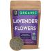 Organic Lavender Flowers Dried  Perfect for Tea Baking Lemonade DIY Beauty Sachets & Fresh Fragrance  100% Raw From France  Large 4oz Resealable Kraft Bag  by FGO