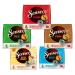 Senseo Pads sample box with 5 varieties 74 coffee pods UTZ-certified 5-pack variety pack 5 varieties RA certified Single