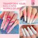 Saviland Acrylic Nail Kit - 4PCS Clear/White/Pink/Nudes Powder and Liquid Set for Nail Extension - Non-Acid PH Bond, Brush, Dappen Dish - Perfect for Beginners DIY - Buy Online on SooperMarket.com