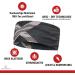 Sports Headband for Turning - Lightweight Elastic Quick-Drying Ideal for Hiking Running Biking and Skiing - Black Gray - Single Pack - Buy Online on SooperMarket.com