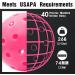 Vvinca Pickleballs 6 Pack - USAPA Approved, Outdoor Pickleball Balls with 40 Holes, Double Tone Luminous Colors (Green/Blue/Pink/Tangerine/Yellow), Bubblegum Pink - 6 Pack - Buy Online on SooperMarket.com