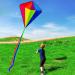 HENGDA KITE Prism Dinosaur Park & Diamond Kite Set - Easy-to-Fly for Kids & Adults - Excellent Fabric - Two Sets in Individual Packaging - Accessories Included (23x27in) - Buy Online on SooperMarket.com