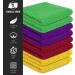 Tukasa Linens 16 Pack Cotton Washcloths - 12x12 Inches - Highly Absorbent Face and Body Towels - Multipurpose and Lightweight - Travel and Bath Towel - Multi-Color - Buy Online on SooperMarket.com