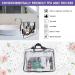 Sibba Clear Tote Bag | Large Transparent Makeup Storage Bag | Waterproof Cosmetic Organizer Handbag | Travel Accessory | Clear Fashion - Buy Online on SooperMarket.com