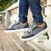 OrthoComfoot Men's Arch Support Sneakers for Plantar Fasciitis & Achilles Tendonitis - Grey, Size 13 W - Buy Online on SooperMarket.com