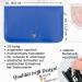 Buy Three Swords Germany 10-Piece Manicure Set 'Spezia' - Blue Artificial Leather Case | Nail Scissors Skin Scissors Nail Pliers & More - Buy Online on SooperMarket.com