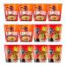 Nong Shim SHIN Original & Kimchi Ramyun Instant Cup Noodles Spicy Ramen (Pack of 12)