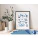 Whaline Chinoiserie Pattern Paper - 24 Sheets Blue China Scrapbook Specialty Paper - Buy Online on SooperMarket.com