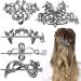 Noverlife 5PCS Celtic Hairpins - Vintage Silver Viking Hair Clips for Girls and Women - Buy Online on SooperMarket.com