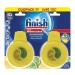 Finish Dishwasher Freshener Lemon 60 Washes 2 Count (Pack of 1)