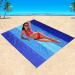 WIWIGO Sandproof Beach Blanket 79 X 83 - Waterproof Outdoor Picnic Mat for Travel, Camping, Hiking - Blue - Buy Online on SooperMarket.com