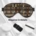 SSIMOO African Mud Cloth Eye Mask | Breathable Soft Sleep Patch for Travel & Relaxation | Stylish Black Tribal Design - Buy Online on SooperMarket.com
