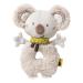 Fehn Baby Ring Greifling Koala - Cuddly toy Baby Toys with rattles - Motoric toys for playful learning - plush toy as a sleep aid - toys for babies & toddlers from 0+ months
