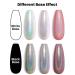 3PCS Holographic Nail Polish Set - Rose Gold Silver Red Gel Polish Kit with Glitter Mermaid Unicorn Effect - Curing Required - for Nail Art Design - DIY Manicure Salon at Home - Buy Online on SooperMarket.com