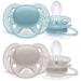 Philips AVENT Ultra Soft Pacifier 6-18m Blue/Grey 4 Pack | SCF211/40 - Buy Online on SooperMarket.com