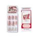 KISS IMPRESS PRESS-ON Manicure One More Chance | Short Quadratic Nails with PureFit Technology | Includes Cleaning Pad Mini File & 30 Artificial Nails - Buy Online on SooperMarket.com
