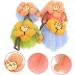 NOLITOY 4pcs Cartoon Foaming Net Loofah Body Scrubbers Eco-Friendly Shower & Bath Accessories for Kids & Adults Soft Skin Cleaning Sponge Toiletries - Buy Online on SooperMarket.com