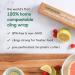 Compostic Home Compostable Cling Wrap - Eco Friendly Reusable Food Wrap, 150 SQ.FT (2 Pack) - Buy Online on SooperMarket.com
