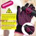 Teenitor Heat Resistant Gloves with Silicone Bumps - Professional Mitts for Hair Styling - Universal Fit Size - Rose Red - Buy Online on SooperMarket.com