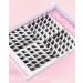 Outopen Manga Lash Clusters Fox Eye Lashes - DIY Lash Extension Kit with C Curl Natural Wispy Fairy Lashes Bond & Seal Tweezers | Shop Internationally - Buy Online on SooperMarket.com