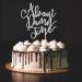 Arthsdite About Damn Time Wedding Cake Topper Wedding Engagement Anniversary Party Decorations Supplies Finally Cake Decor Party Decorations - Silver Glitter - Buy Online on SooperMarket.com