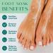 Laki Naturals Apple Cider Vinegar Foot Soak - Detox & Pedicure Treatment with Epsom Salt & Hawaiian Sea Salts (10 oz) | Refreshing Mint & Eucalyptus - Buy Online on SooperMarket.com