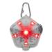 RUFFWEAR The Beacon Dog Safety Light Waterproof Dog Collar Light LED Pet Dog Collar Buckle Night Light Safety Clip On Flashing Dog Light for Dog Leads & Harnesses Rechargeable Dog Light Clear