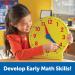 Buy Learning Resources Big Time Learning 12-Hour Learning Clock - Educational Toys for Kids - International Shipping Available - Buy Online on SooperMarket.com