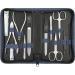 Marqus Solingen Manicure Set Solingen - 12 Party manicure Pedicure Set in synthetic leather case handy and soft - complete set with everything for hand and foot care 6. Jeans