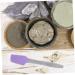 Minkissy 6 STK Silicone Spatula Set | Small Wax Applicator for Body Hard Wax | Ideal Silicone Wax Tools for Smooth Application - Buy Online on SooperMarket.com