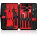 Premium Onism 20 Pcs Stainless Steel Manicure & Pedicure Kit with Luxury Travel Case - Ideal Gifts for Men, Women, Family & Friends - Buy Online on SooperMarket.com